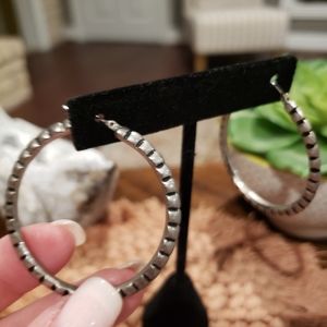 Silver Loop Earrings